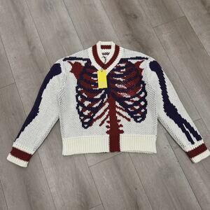 New Thames MMXX "The Hector P.G." Skeleton Knit Sweater sz XS SF